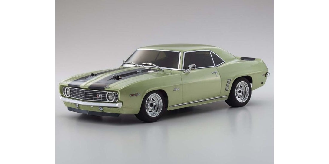 KYOSHO 1/10 Fazer Mk2 1969 Chevy Camaro Z/28 Frost Green 4WD Electric RC Car RTR