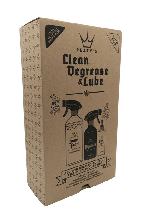 PEATY'S Clean, Degrease and Lube Gift Pack