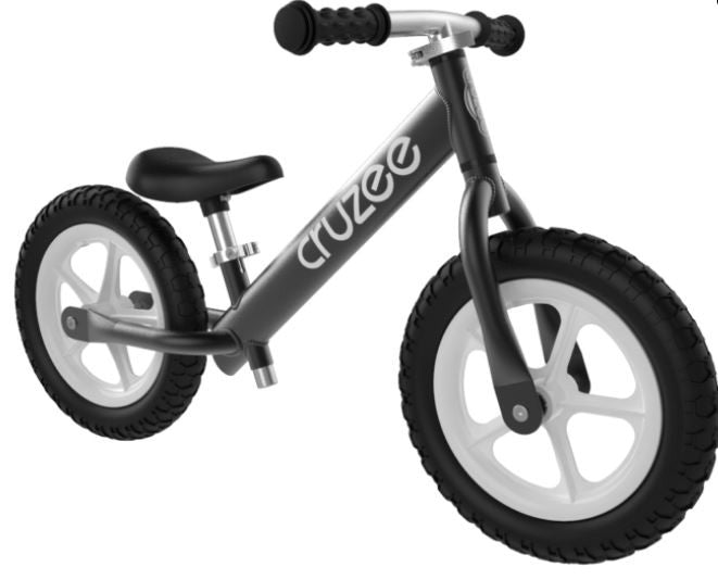 CRUZEE BLACK BALANCE BIKE - Bicycles Mt Barker