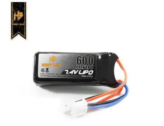 HOBBY PLUS 2S 7.4V 600mAh LiPo Battery