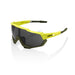 100% SPEEDTRAP SOFT TACT BANANA / BLACK MIRROR LENS SUNGLASSES - Bicycles Mt Barker