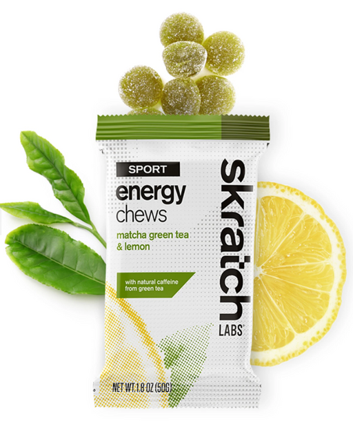 SKRATCH ENERGY CHEWS MATCHA GREEN TEA LEMON 50G - Bicycles Mt Barker