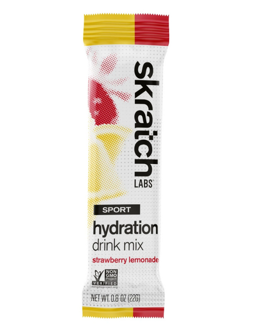 SKRATCH SPORT HYDRATION DRINK MIX STRAWBERRY LEMONADE 22G - Bicycles Mt Barker