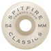 WHEELS SPITFIRE FORMULA FOUR 99D CLASSIC SWIRL 54MM - Bicycles Mt Barker